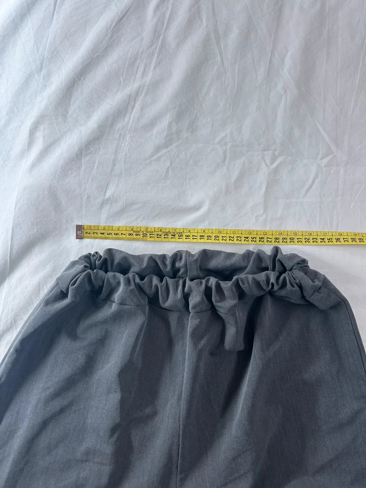 Pantalon ajusté gris vintage – photo 6